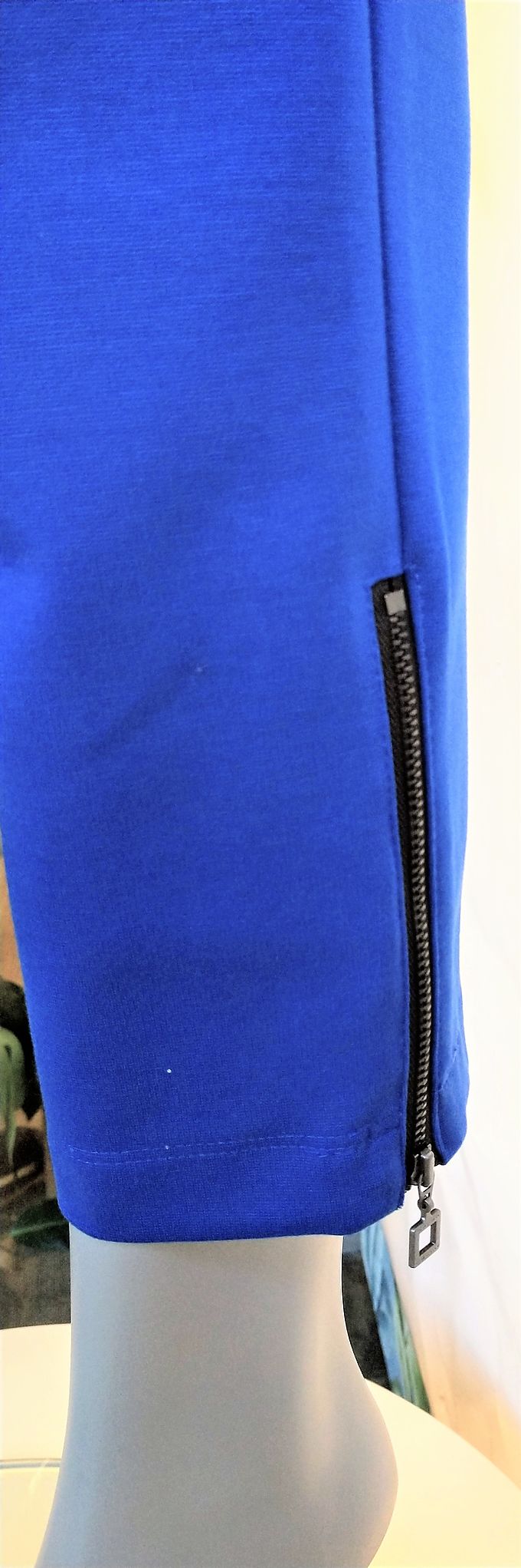 Pantalones Sarah Pacini azul, cremallera