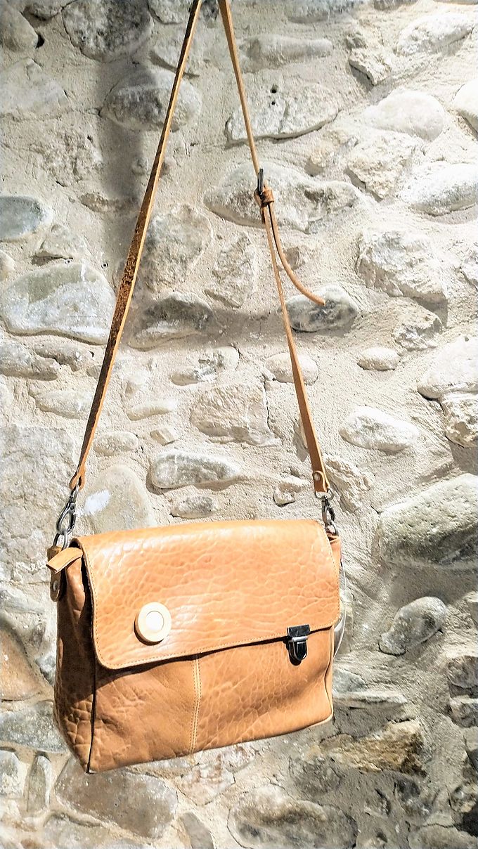 Aniro cross-body bag Tokyo camel