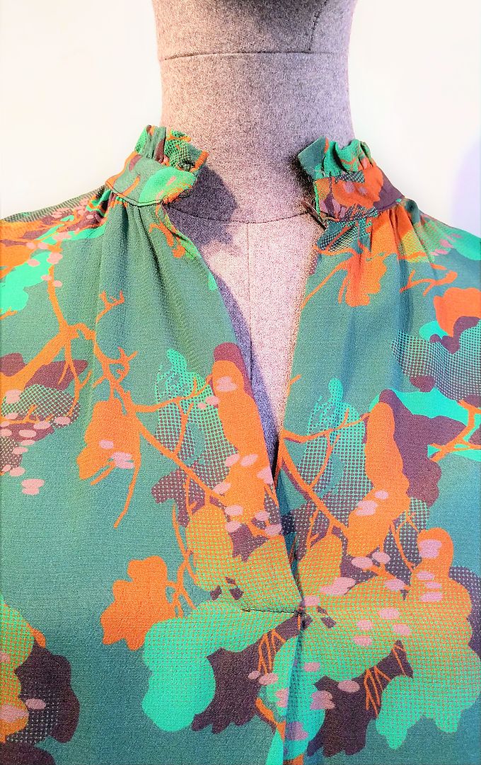 Blouse Goodmatch green printed