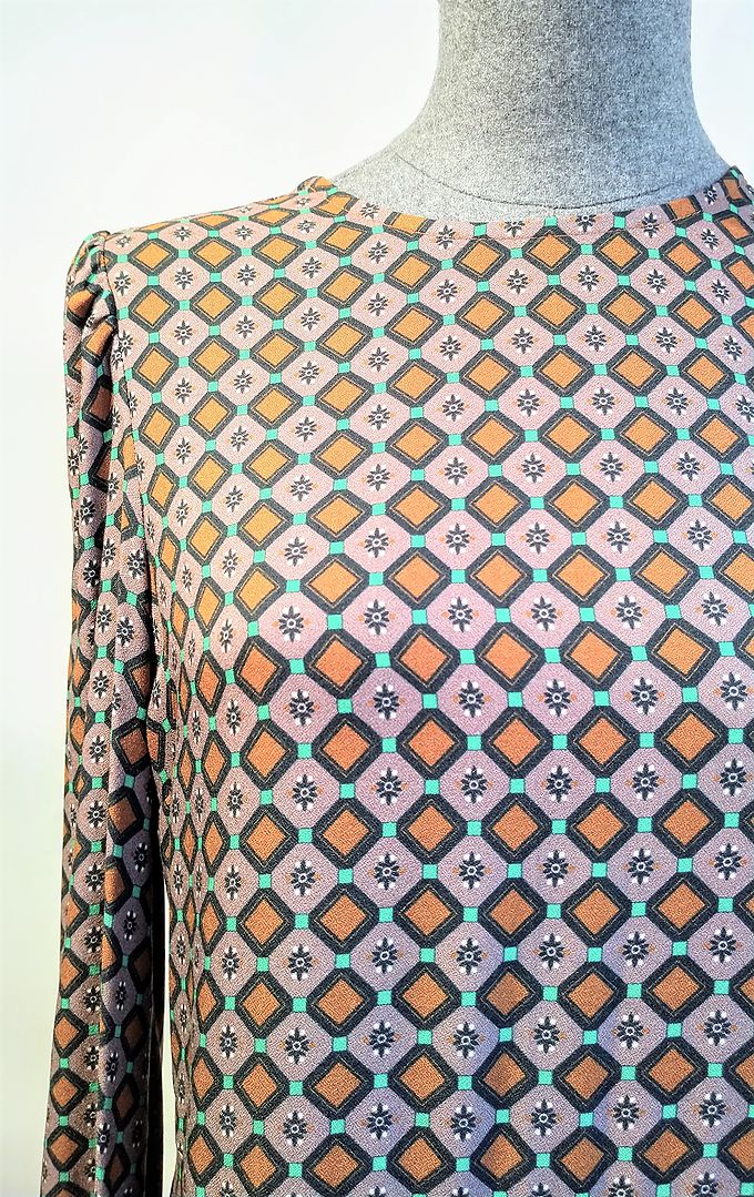 Dress Goodmatch geometric print long