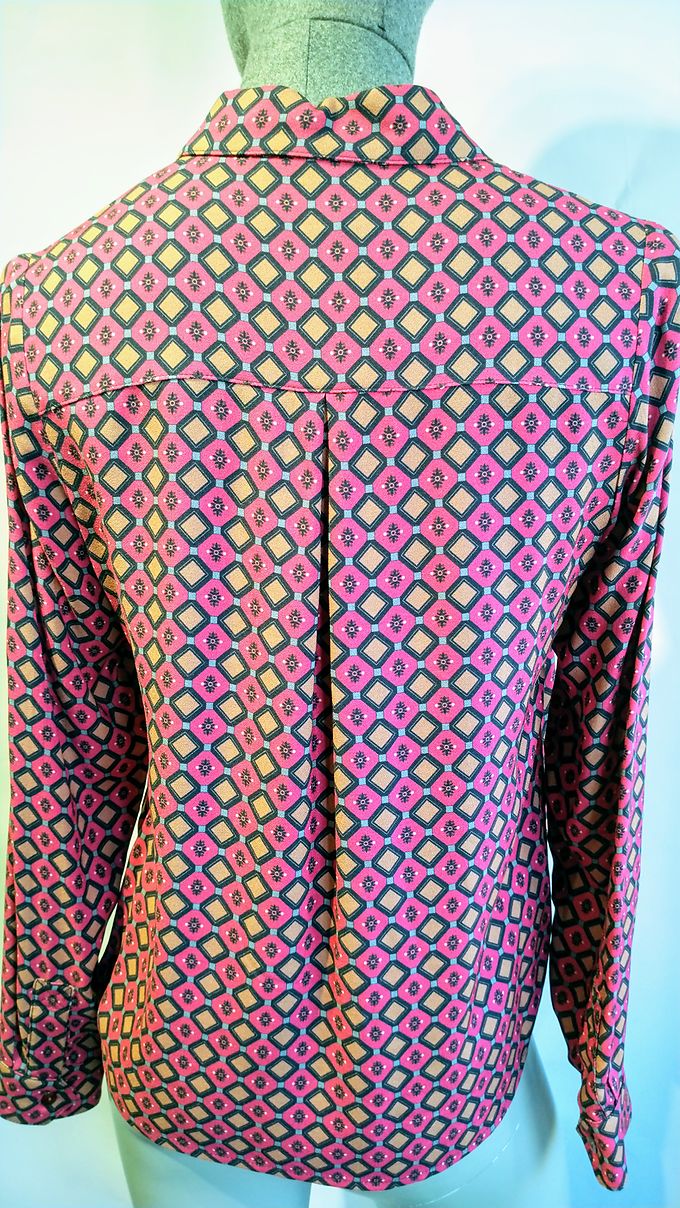 Camisa Goodmatch fucsia estampada