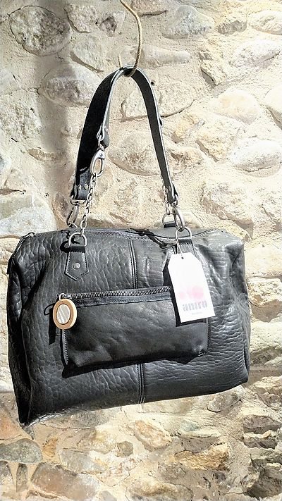 Bag Aniro Roma leather black