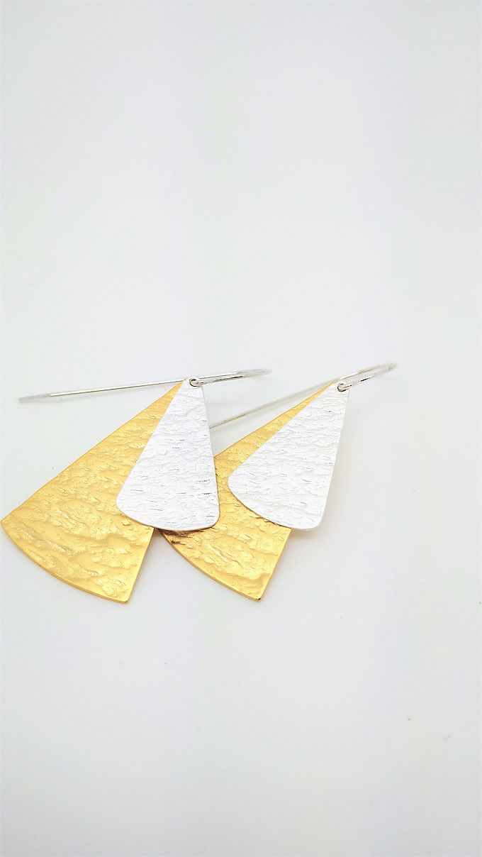 Earrings Demiim triangles