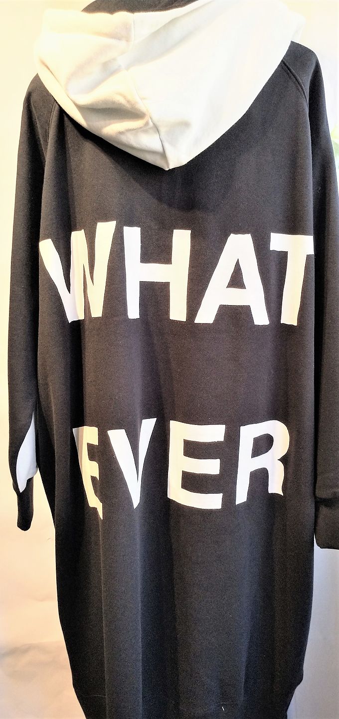 Vestit 5Preview blanc i negre caputxa