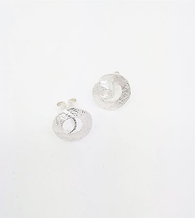 Earrings Orfega silver small