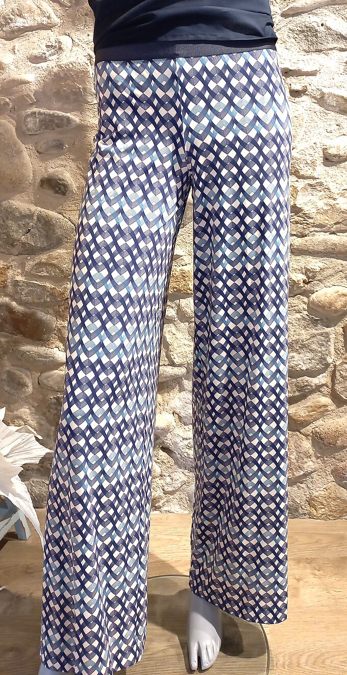 Pantalon Siyu Beat blaus