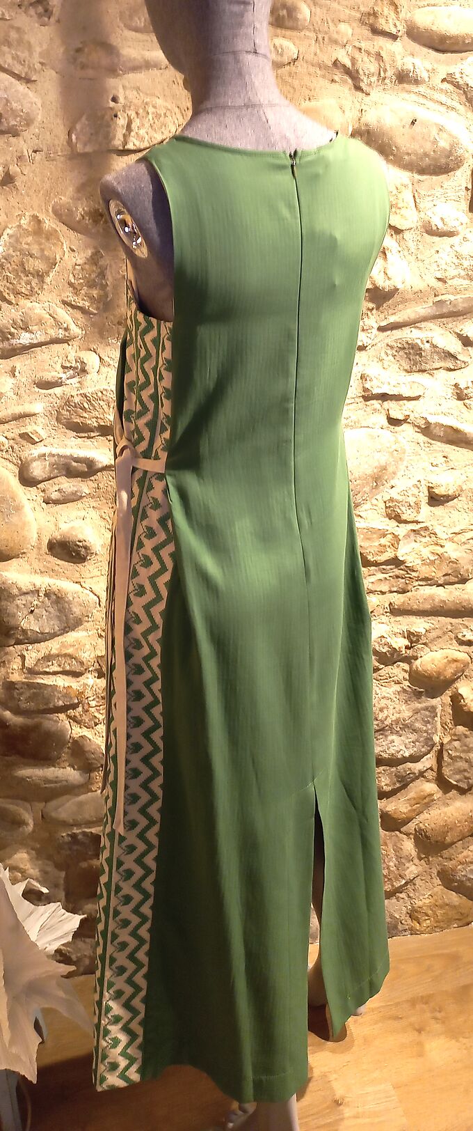 Dress Moutaki green long